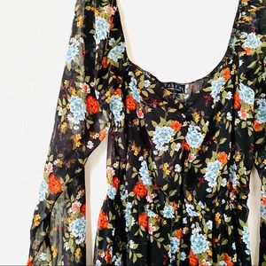 Floral Sheer Dress NWT!